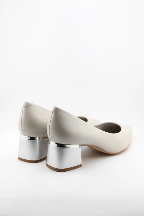 Capelli Rossi Geometric Heel Pointed Toe Pumps